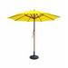 Jeco UBP91-UBF3 9 Ft. Wood Market Umbrella - Yellow