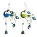 Cbcbtwo Wind Chimes 2Pcs Exquisite Metal Peacock Hanging Wind Chime Wind Chimes for Outside Sympathy Memorial Wind Chimes for Garden Patio Porch Yard Outdoor Indoor Decor on Clearance