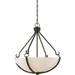 60/6125-Nuvo Lighting-Sherwood-Four Light Pendant-17 Inches Wide by 35.5 Inches High -Traditional Installation