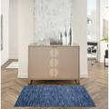 Nourison Essentials Indoor/Outdoor Navy Blue 3 x 5 Area Rug (3x5)