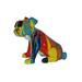 Modern art Bulldog with Sunglasses Resin Statue - Size: 16 L x 9 W x 14 H.