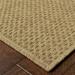 9 x13 Solid Tan Indoor Outdoor Area Rug - 110.402 43.31 W x 66.93 D x 0.16 H 4 x 6 Indoor Rectangle