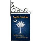 States South Carolina Garden Flag Set Regional 13 X18.5 Double-Sided Decorative Vertical Flags House Decoration Small Banner Yard Gift