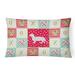 Caroline s Treasures CK5561PW1216 Bambino #2 Cat Love Canvas Fabric Decorative Pillow Red 12H x16W multicolor