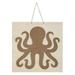 Layered Octopus Wall Decor Plaque: Wood & MDF 10 x 10 inches