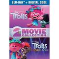 Trolls / Trolls World Tour 2-Movie Collection (Blu-ray + Digital Copy) Dreamworks Animated Kids & Family
