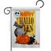 Ornament Collection 13 x 18.5 in. Happy Halloween Spirit Garden Flag with Fall Double-Sided Decorative Vertical Flags House Decoration Banner Yard Gift