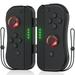 Bonadget Joypad for Nintendo Switch Game Controllers Left and Right Wireless Controller Upgraded (L/R) Controllers with Turbo/Dual Vibration/Motion Control/Wake-up Function (Black)