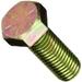 7/8-9 x 1 1/2 Hex Cap Screws Grade 8 Zinc Yellow Plated Steel (Quantity: 85) Coarse Thread (UNC) Fully Threaded