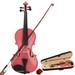 Yesfashion 4/4 Acoustic Violin With Box Bow Rosin Natural Violin Musical Instruments Children Birthday Present