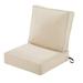 Classic Accessories Montlake 45 x 23 Antique Beige Rectangle Lounge Chair Outdoor Seating Cushion with Fade Resistant