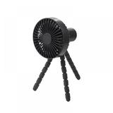 Fan Mini Handheld Fan with Flexible Tripod Clip on Stroller Fan - Battery Operated Fan for Stroller car Seat Crib Bike and Desktop