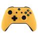 eXtremeRate Caution Yellow Soft Touch Grip Front Housing Shell for Xbox One Wireless Controller 1708 Replacement Parts Top Faceplate Cover for Xbox One S/X Controller - Controller NOT Included