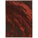 Avalon Home Sadie Abstract Contemporary Area Rug Red