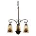 Meyda Tiffany 73989 Pine Barons 3 Light 20-1/2 Wide Chandelier - MultiColor