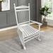 ikayaa BALCONY PORCH ADULT ROCKING CHAIR - WHITE