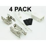 4 Pk Top Burner Ceramic Receptacle Kit for Frigidaire AP2591744 5303935058