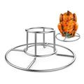 Stainless Steel Grill Rack with Beer Can Frame Barbecue Food Cooking Support