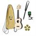 Keiki K2 Series Soprano Left-Handed Ukulele Pack - Includes: Tuner Picks Strap & Tote Bag