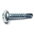 #12-14 x 1 Zinc Plated Steel Phillips Pan Head Self-Drilling Screws