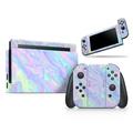 Design Skinz - Compatible with Nintendo Pro Controller - Skin Decal Protective Scratch-Resistant Removable Vinyl Wrap Cover - Iridescent Dahlia v1