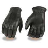 Milwaukee Leather SH865 Men s Black Thermal Lined Deerskin Motorcycle Hand Gloves W/ Sinch Wrist Closure X-Large