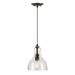 Forte Lighting - Milo - 1 Light Cord-Hung Mini Pendant-9 Inches Tall and 7