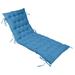 Vargottam Rocking Chair Sofa Cushion With Ties Chaise Recliner Quilted Thick Padded Seat Cushions Recliner Garden Outdoor Terrace Bench Cushion 74 x 23 inches Blue