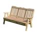 Creekvine Designs WF6SEB-2CVD 6 ft. Red Cedar Savannah English Garden Bench