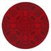 LASHA RED OVERDYE Outdoor Rug By Kavka Designs