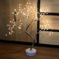 Shop Clearance! Light Tree Table Top LED Shimmery Tree Light Battery & USB Powered Touch Switch Pre Lit Twig Branch Lights for Holiday Home Decorative Night Light for Living Room