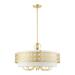 49867-33-Livex Lighting-Calinda - 9 Light Pendant in Glam Style - 30 Inches wide by 26.5 Inches high