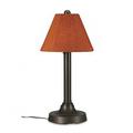 Patio Living Concepts San Juan 30 in. Table Lamp 30127 with 2 in. bronze body and chili linen Sunbrella shade fabric