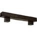 Ekena Millwork 4 H x 4 D x 48 W Hand Hewn Faux Wood Fireplace Mantel Kit w/ Alamo Corbels Natural Mahogany