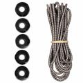 Paracord Planet Colored Bungee Cord and Ball Bungee Kits - 10 Feet of 1/8 Inch Shock Cord and 5 Ball Bungees - Make Custom Tie Downs for Camping Event Tents Canopies and More