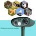 Solar Animal Repeller Rabbit Repellent Cat Repellent Outdoor Ultrasonic Pest Repeller Squirrel Repellent Deer Repellent animal Repeller