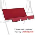 Dido Swing Chair Cover Outdoor Garden Swing Chair Waterproof Dustproof Protector Seat Cover Red