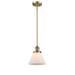 Innovations Lighting 201S Large Cone Cone 8 Wide 1 Light Mini Pendant - White