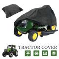 Lawn Mower Cover iClover Lawn Tractor Cover Heavy Duty Waterproof Polyester Material with Ultraviolet Resistant and 54 Universal Fit Size