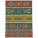 KUCCI GREEN & RED Outdoor Rug By Kavka Designs