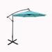 Westin Outdoor 94 Turquoise Solid Print Octagon Offset and Cantilever Patio Umbrella