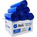 Reli. 33 Gallon Recycling Bags (120 Bags) Blue Recycling Trash Bags 30 Gallon - 33 Gallon Garbage Bags Trash Bags 30-35 Gal