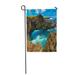 SIDONKU Waves Breaking Rocks on Sunny Day During Spectacular Ocean Garden Flag Decorative Flag House Banner 12x18 inch