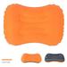 Sirius Survival Inflatable Camping Pillow - Portable Compact & Compressible - Easy to Blow Up for Camping Hiking & Travelling - Orange