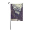 KDAGR Blue Roadtrip Dalton Highway on Alaska Green Road Vista Summer Garden Flag Decorative Flag House Banner 12x18 inch