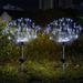 Solar Fireworks Light 2 Pack 120 LED Outdoor Solar Garden Lights Waterproof Landscape Lights for Patio Yard (Cool White)