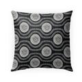 Ophelia Black Outdoor Pillow by Kavka Designs