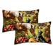 Toland Home Garden Set of 2 Autumn Farm Fall Pillow Covers 12x18 Inch Farm Throw Pillows