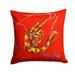 Carolines Treasures MW1347PW1414 Red Shrimp Fabric Decorative Pillow 14Hx14W multicolor