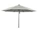 California Umbrella Venture 11 Bronze Market Umbrella in Granite